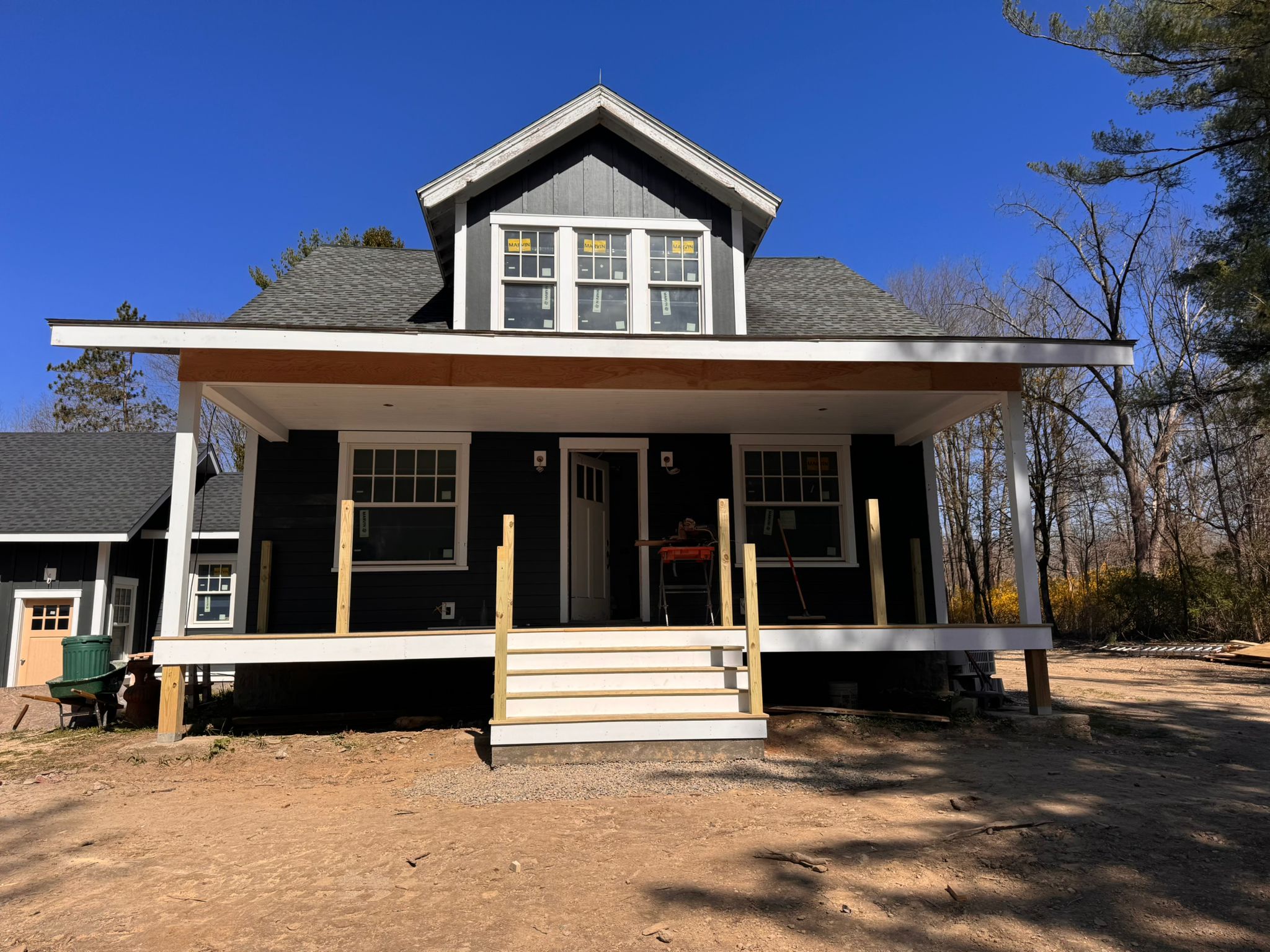 Front Porch Construction in Progress